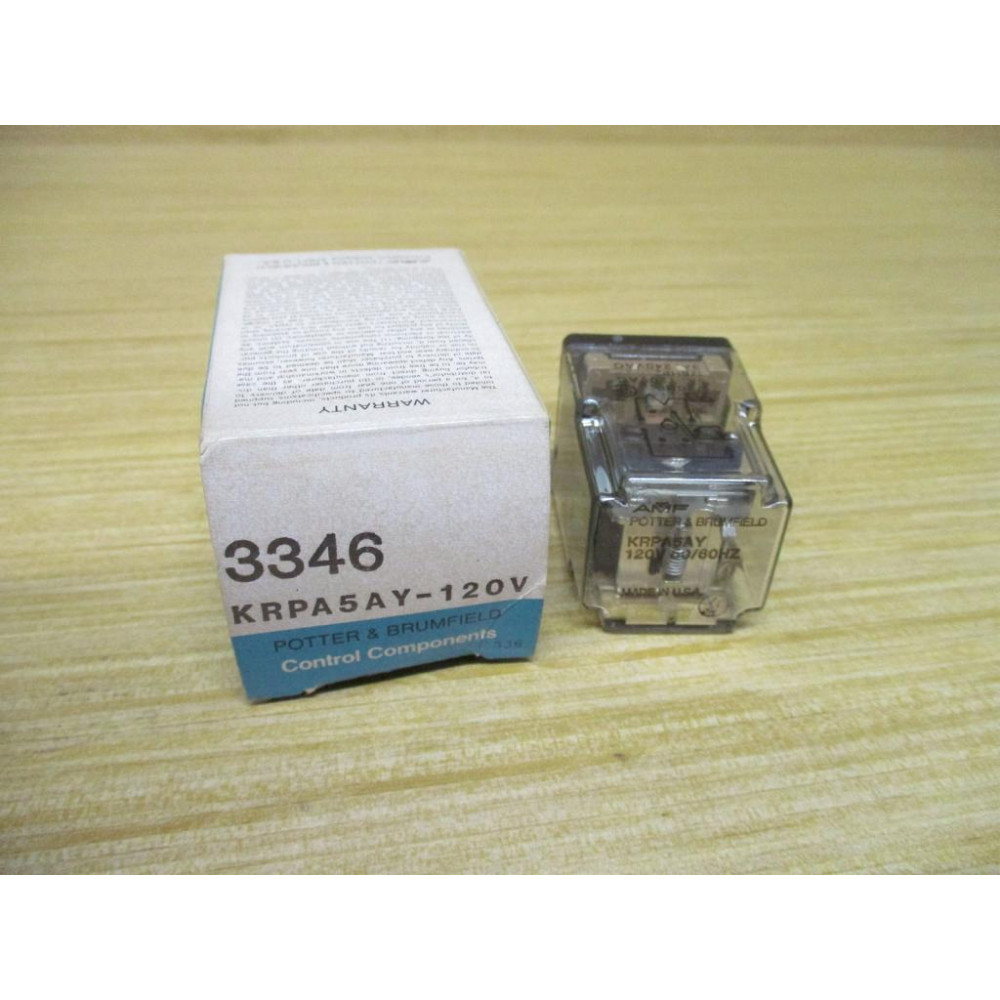 Potter & Brumfield KRPA5AY-120V AC Relay KRPA5AY-120VAC