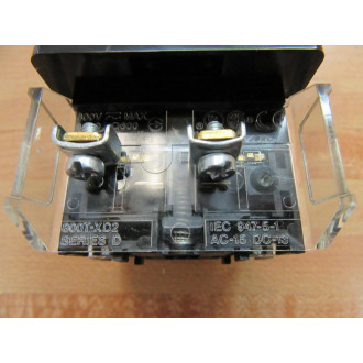 Allen Bradley 800T-T2H3EEXX 2-Way Toggle Switch W(2) 800T-XD2