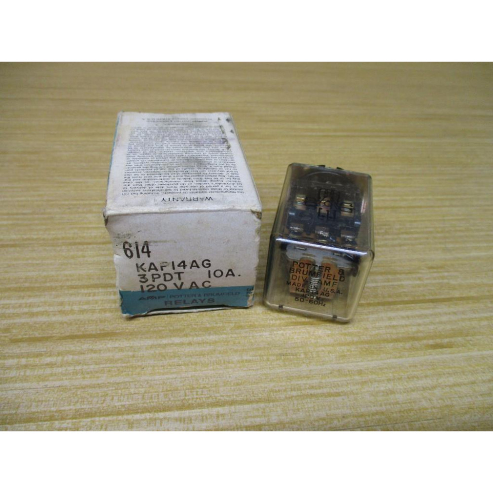 Potter & Brumfield KAP-14AG-120V AC Relay KAP-14AG-120VAC
