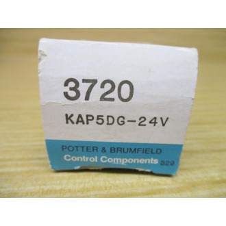 AMF Potter & Brumfield KAP5DG-24V DC Relay KAP5DG-24VDC