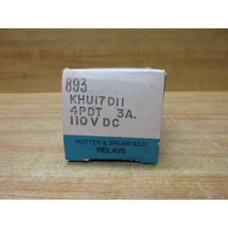 Potter & Brumfield KHU-17D11-110V DC Relay KHU-17D11-110VDC
