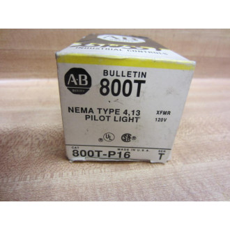 Allen Bradley 800T-P16 Pilot Light Series T