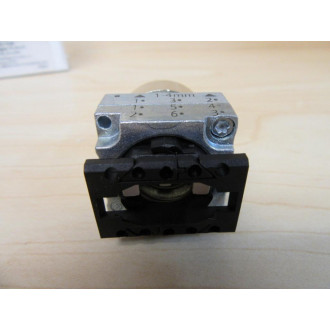 Siemens 3SB3 645-0AA61 White 3SB36450AA61 wBase & Clip