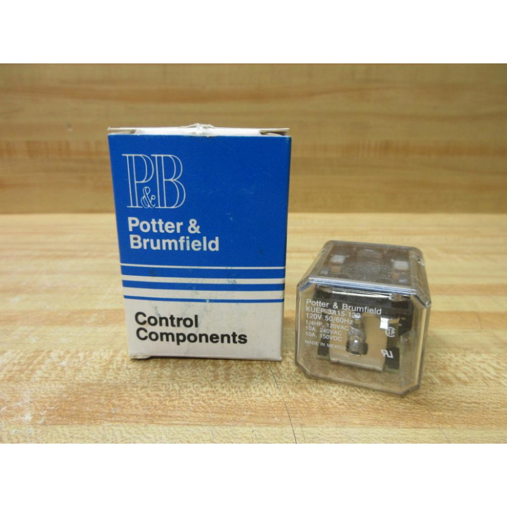 Potter & Brumfield KUEP-3A15-120V AC Relay KUEP-3A15-120VAC