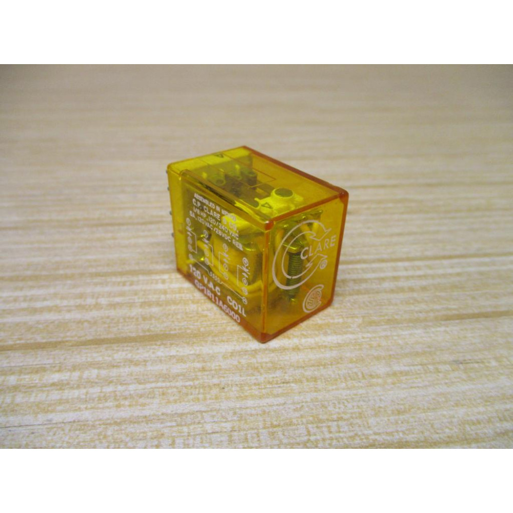 C.P. Clare GP1R11A6000 Relay GP1R11A6000-120VAC - Used