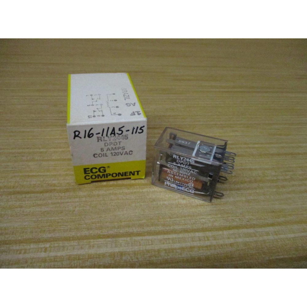 ECG RLY2445 Relay RLY2445-120VAC