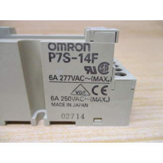 Omron P7S-14F Relay Socket P7S14F - New No Box