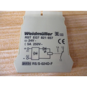 Weidmuller RST EG7 Relay Coupler 821-657 - Used