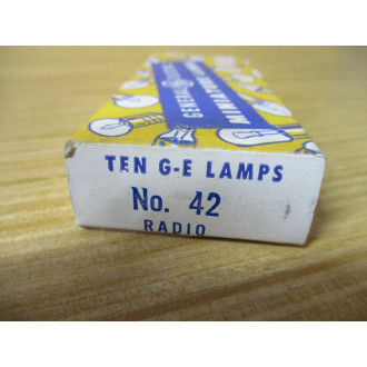 General Electric 42 GE Miniature Lamp Light Bulbs (Pack of 10)