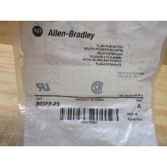 Allen Bradley 800FP-F9 Push Button Operator 800FPF9