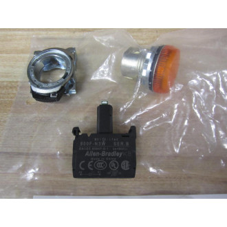 Allen Bradley 800FM-P0MN3W Amber Pilot Light 800FM-POMN3W