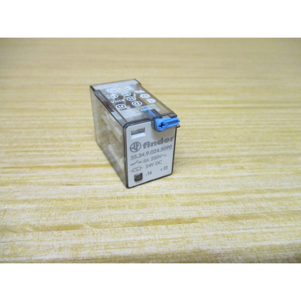 Finder 55.34.9.024.5090 24V DC Relay 55.34.9.024.5090 - Used