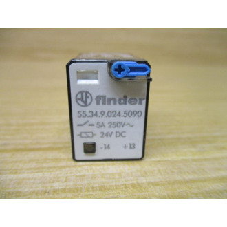 Finder 55.34.9.024.5090 24V DC Relay 55.34.9.024.5090 - Used