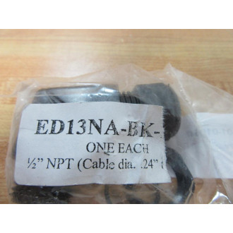 Hummel 1.313.1201.70 Elbow Strain Relief ED13NA-BK (Pack of 6)