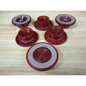 Square D 9001-R22 Push Pull Knob 9001R22 (Pack of 4) - Used