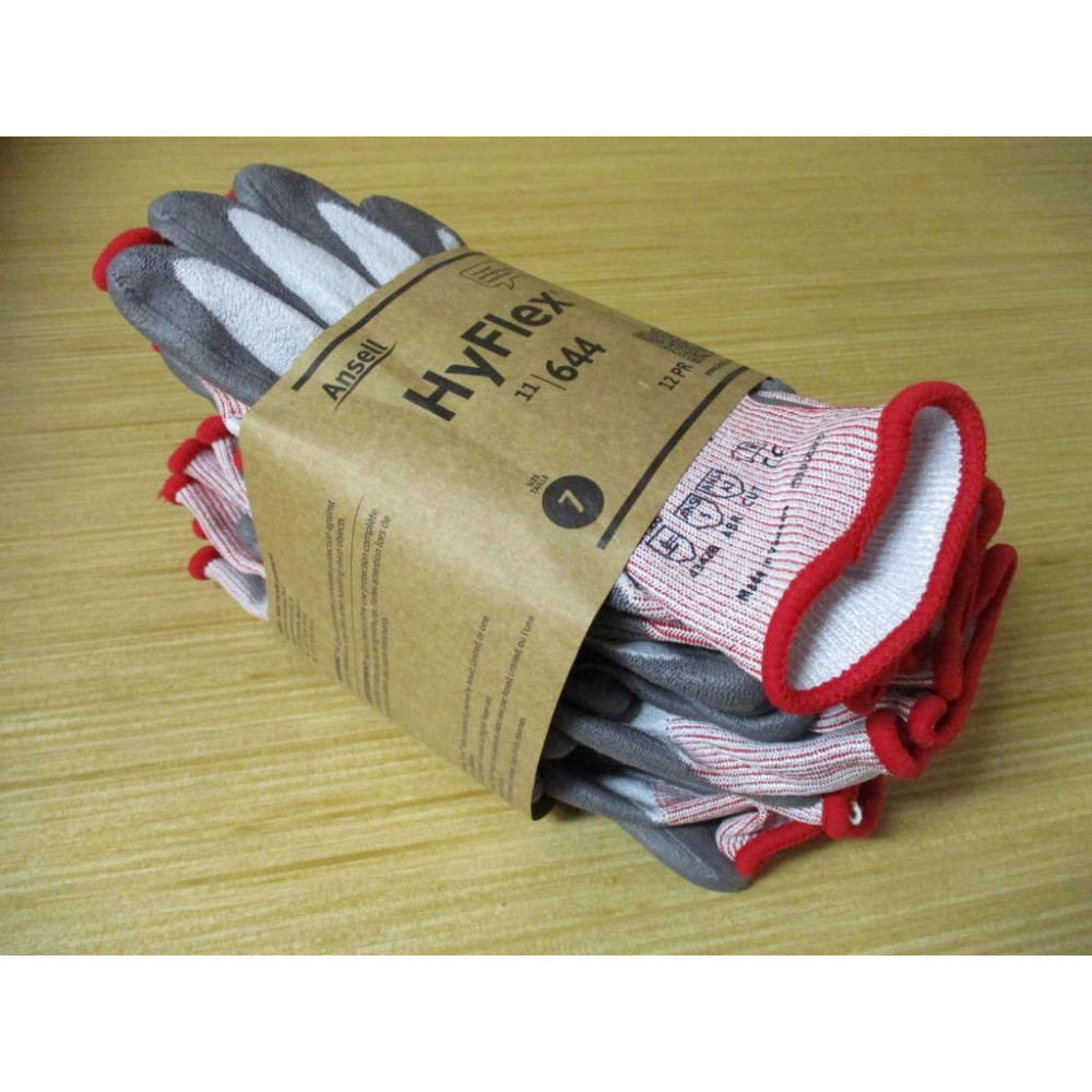 Ansell 11-644 Hyflex HPPE Cut Resistant Gloves 11644 12 Pair