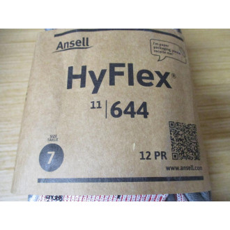 Ansell 11-644 Hyflex HPPE Cut Resistant Gloves 11644 12 Pair
