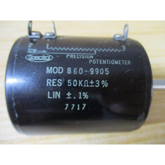 Spectrol 860-9905 Precision Potentiometer 8609905 Res 50KΩ - New No Box