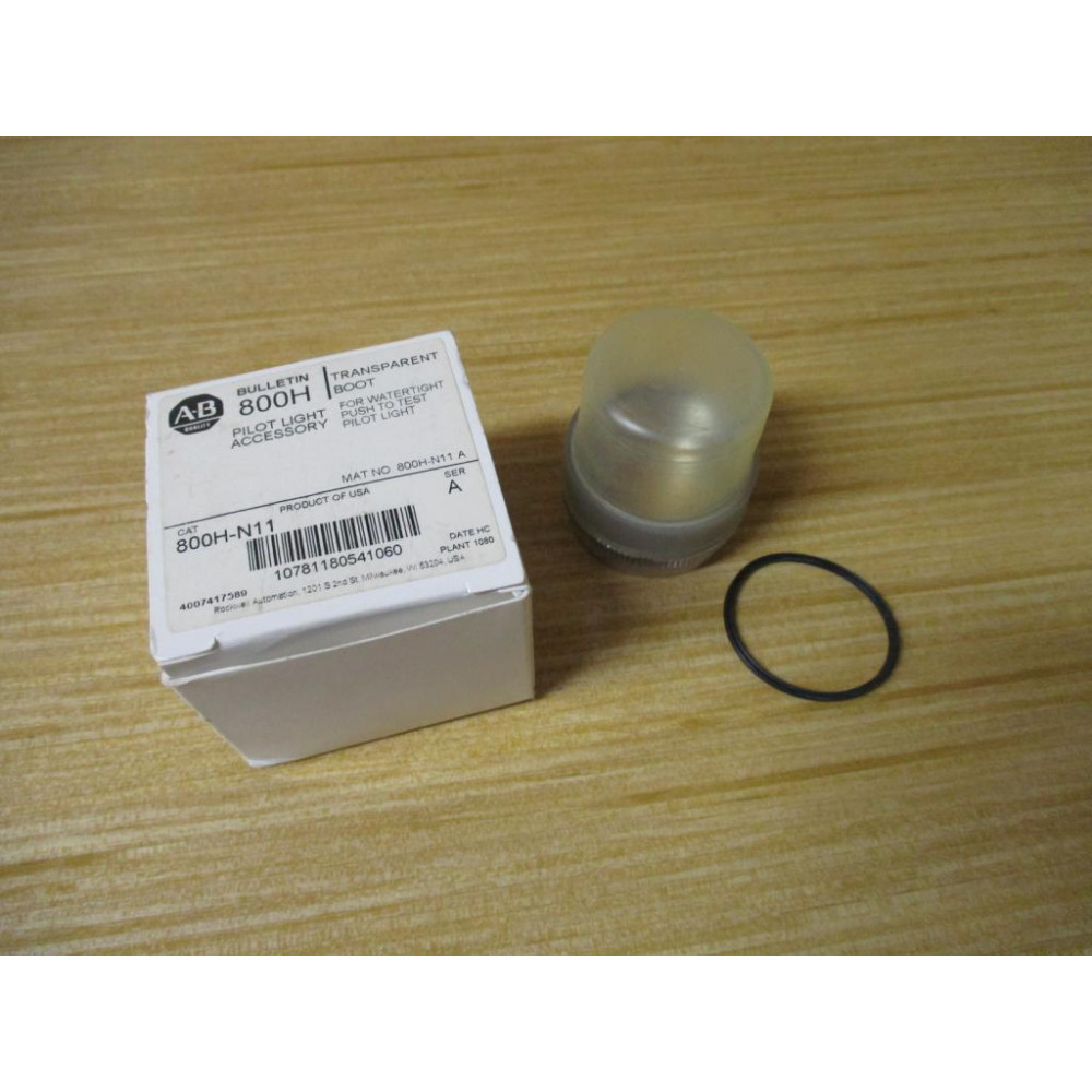 Allen Bradley 800H-N11 Transparent Boot 800HN11