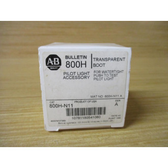 Allen Bradley 800H-N11 Transparent Boot 800HN11