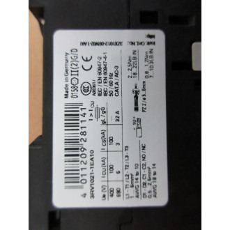 Siemens 3RV1021-1EA10 Circuit Breaker 3RV10211EA10 W3RV1901-1E - New No Box