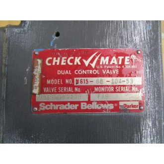 Schrader Bellows N615-68-104-53 Valve N6156810453 - New No Box
