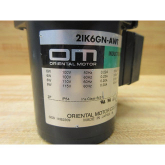 Oriental Motor 2IK6GN-AWT Induction Motor 2IK6GN-AWTU - Used