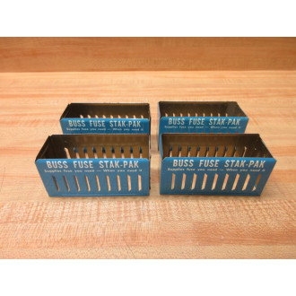 Buss STAK-PAK Bussmann Fuse Holder STAKPAK (Pack of 4) - New No Box