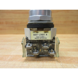 Allen Bradley 800T-J2KA1 3-Pos. Selector Switch 800TJ2KA1 Ser N - Used
