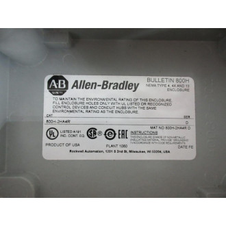 Allen Bradley 800H-2HA4R Lever Actuator 800H2HA4R
