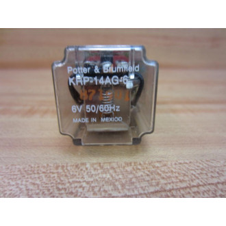Potter & Brumfield KRP-14AG-6V AC Relay KRP-14AG-6VAC - New No Box