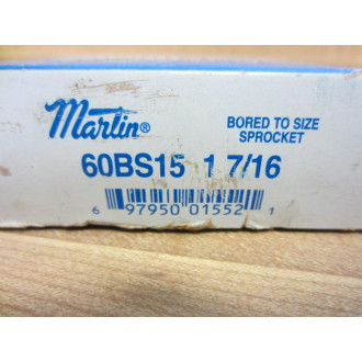 Martin 60BS15 1 716 Sprocket 60BS151716