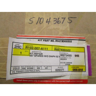 Fisher Controls R667X000502 Repair Kit