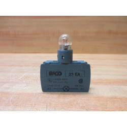 Baco 23 EA Lamp Holder Module 23EA Blue WBulb - New No Box