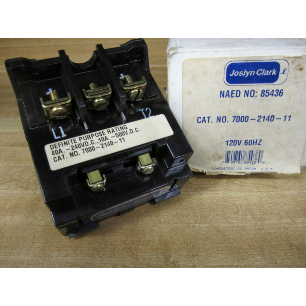 Joslyn Clark 7000-2140-11 Contactor 7000214011