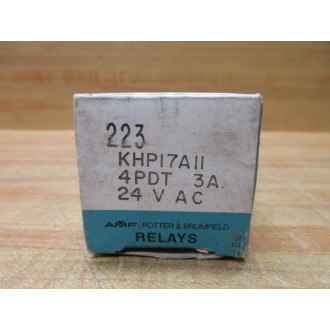 Potter & Brumfield KHP-17A11-24V AC Relay KHP-17A11-24VAC