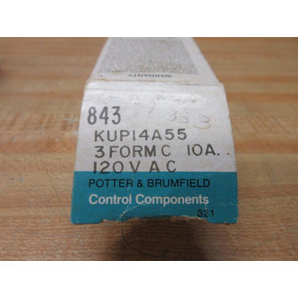 Potter & Brumfield KUP-14A55-120V AC Relay KUP-14A55-120VAC