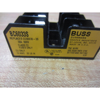 Bussmann BC6033S Buss Fuse Block - New No Box
