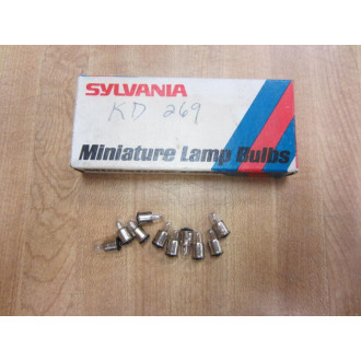Sylvania 327 Miniature Lamp Light Bulbs (Pack of 10)