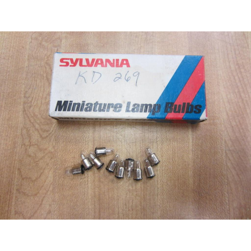 Sylvania 327 Miniature Lamp Light Bulbs (Pack of 10)