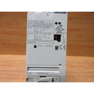 Lenze E82EV551-4C Inverter 00469223 - Used
