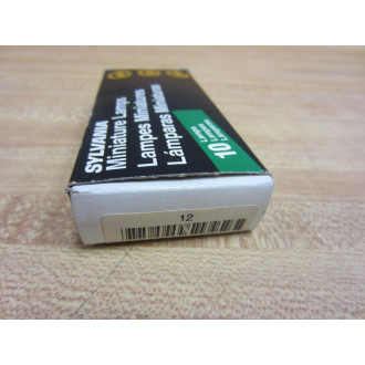 Sylvania 12 Miniature Lamp Light Bulbs (Pack of 10) - New No Box