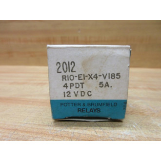 Potter&Brumfield R10-E1X4-V185-12V DC Relay R10-E1X4-V185-12VDC