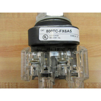 Allen Bradley 800TC-FX6A5 Push Button 800TCFX6A5 - Used