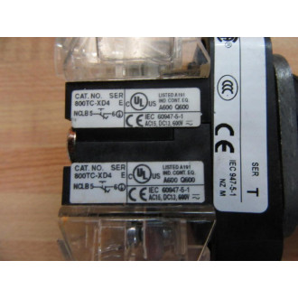 Allen Bradley 800TC-FX6A5 Push Button 800TCFX6A5 - Used