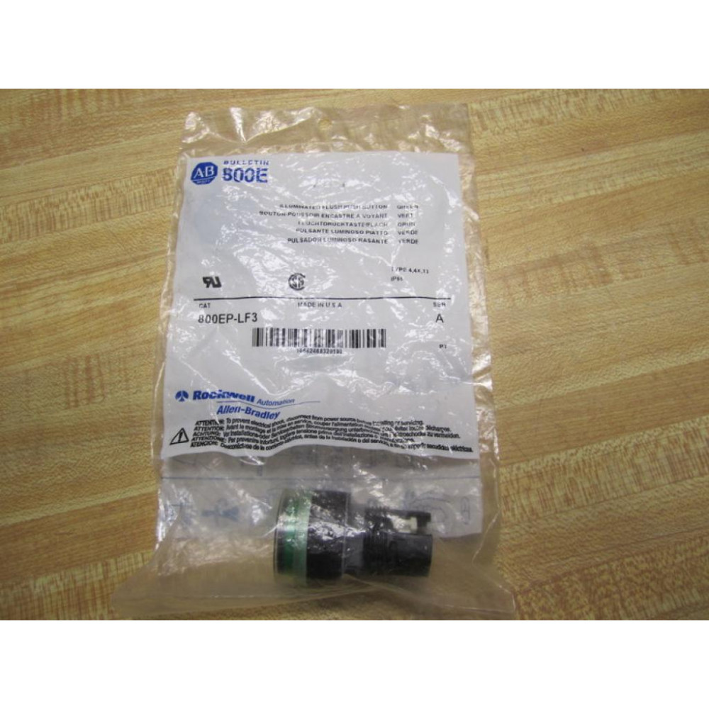 Allen Bradley 800EP-LF3 Push Button 800EPLF3