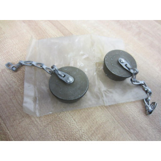 ITT Cannon MS3180-22C Connector Dust Cap MS318022C (Pack of 2)