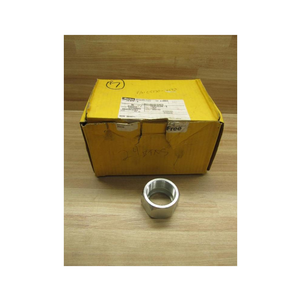 Parker 24-BTX-S Triplelok-S Nut 24BTXS (Pack of 7)