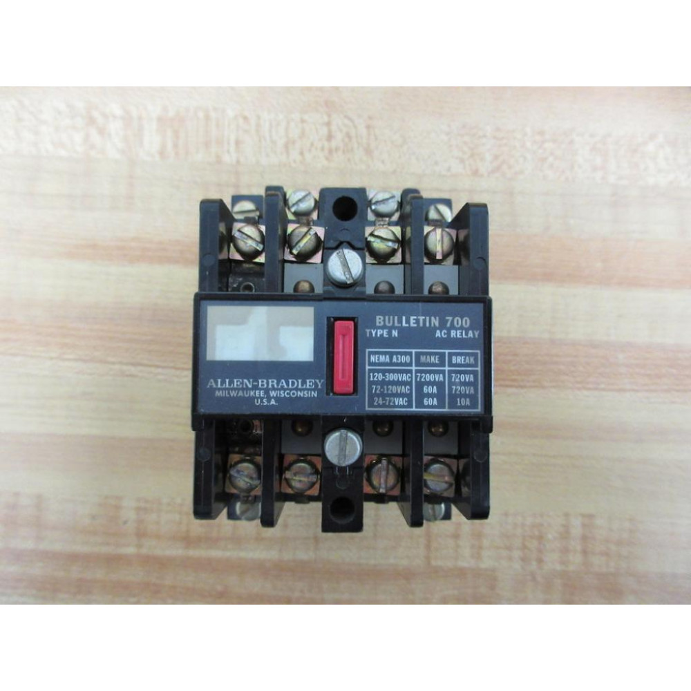 Allen Bradley 700-N600A1 Control Relay 700N600A1 Cracked Without Auxiliary Contact - Used