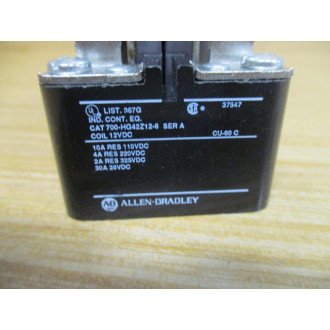 Allen Bradley 700-HG42Z12-6 Relay 700HG42Z126